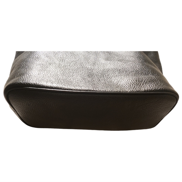 Johnny Was Tippi Tote Black Pebbled Leather - Picture 7 of 11